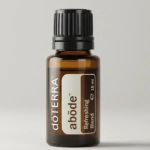 Abode doTERRA na szarym tle – ujęcie produktowe