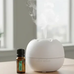 Align doTERRA obok dyfuzora aromaterapeutycznego doTERRA