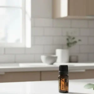 Arise doTERRA na białym blacie kuchennym