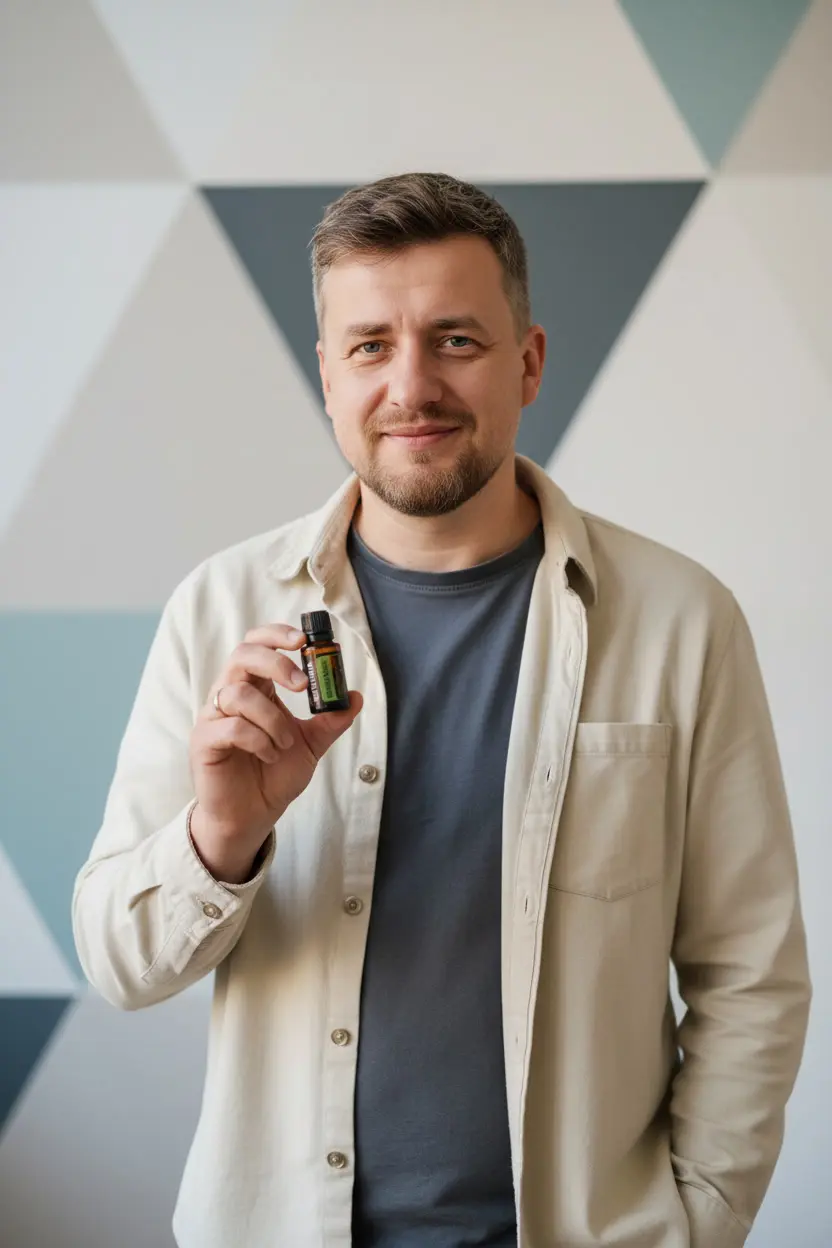 Mateusz Magulski, doTERRA Wellness Advocate, prowadzący warsztaty aromaterapii w Gdańsku
