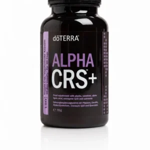 Alpha Crs+ Doterra - Suplement Diety 120 Kapsułek doTERRA – olejek eteryczny 15ml na białym tle