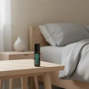 Balance Touch doTERRA obok dyfuzora aromaterapeutycznego doTERRA