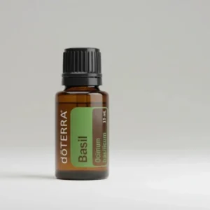Bazylia doTERRA na szarym tle – ujęcie produktowe