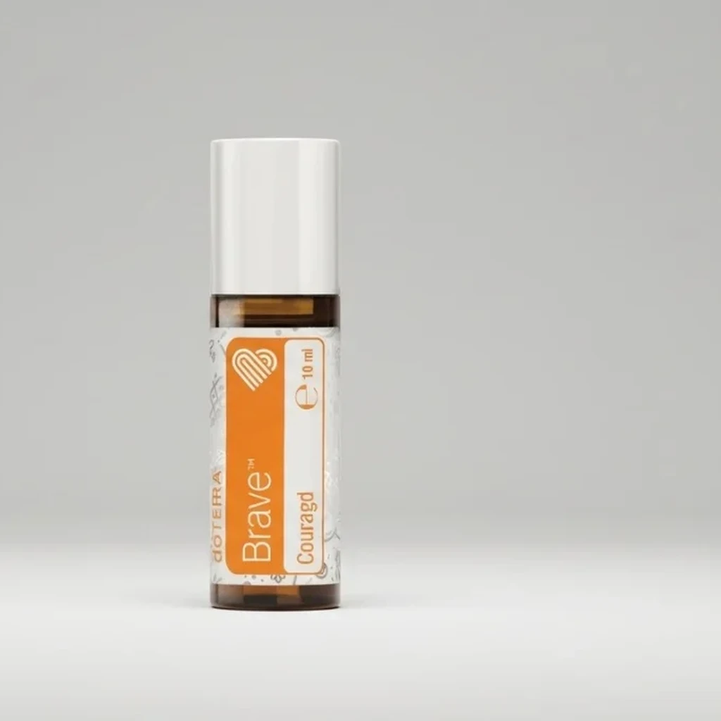 Brave doTERRA na szarym tle – ujęcie produktowe