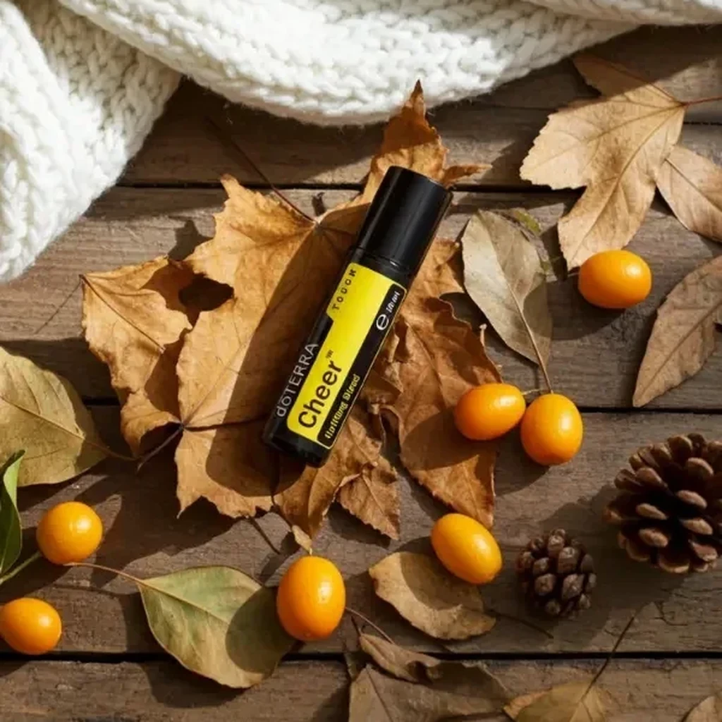 Cheer Touch doTERRA – roll-on 10ml na białym tle