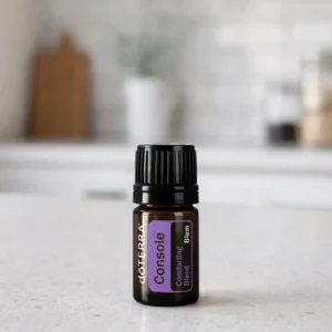 Console doTERRA obok dyfuzora aromaterapeutycznego doTERRA