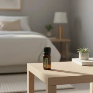 Dłonie trzymające Daglezja doTERRA – aplikacja olejku