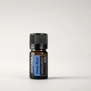 Deep Blue doTERRA na szarym tle – ujęcie produktowe