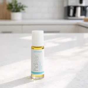 Hd Clear doTERRA obok dyfuzora aromaterapeutycznego doTERRA