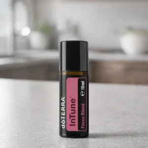 Intune doTERRA obok dyfuzora aromaterapeutycznego doTERRA