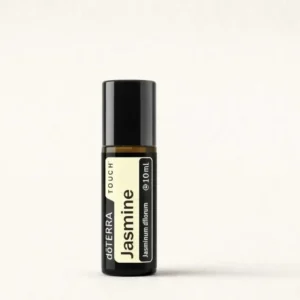 Jasmine Touch doTERRA na szarym tle – ujęcie produktowe
