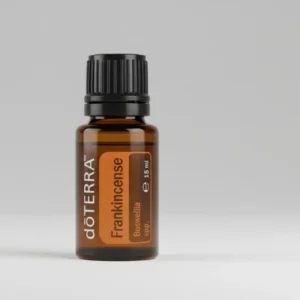Kadzidło doTERRA na szarym tle – ujęcie produktowe
