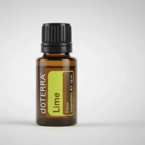 Limonka doTERRA na szarym tle – ujęcie produktowe