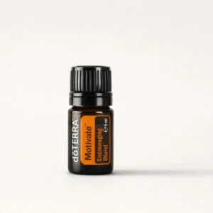 Motivate doTERRA na szarym tle – ujęcie produktowe