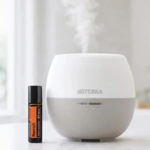 Neroli Touch doTERRA na białym blacie kuchennym