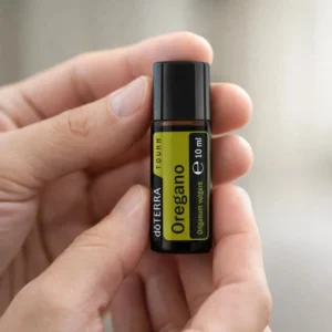 Oregano Touch doTERRA obok dyfuzora aromaterapeutycznego doTERRA