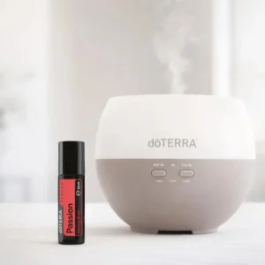 Passion Touch doTERRA obok dyfuzora aromaterapeutycznego doTERRA