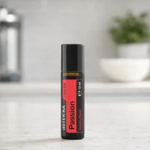 Passion Touch doTERRA na białym blacie kuchennym