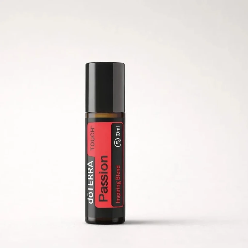 Passion Touch doTERRA na szarym tle – ujęcie produktowe
