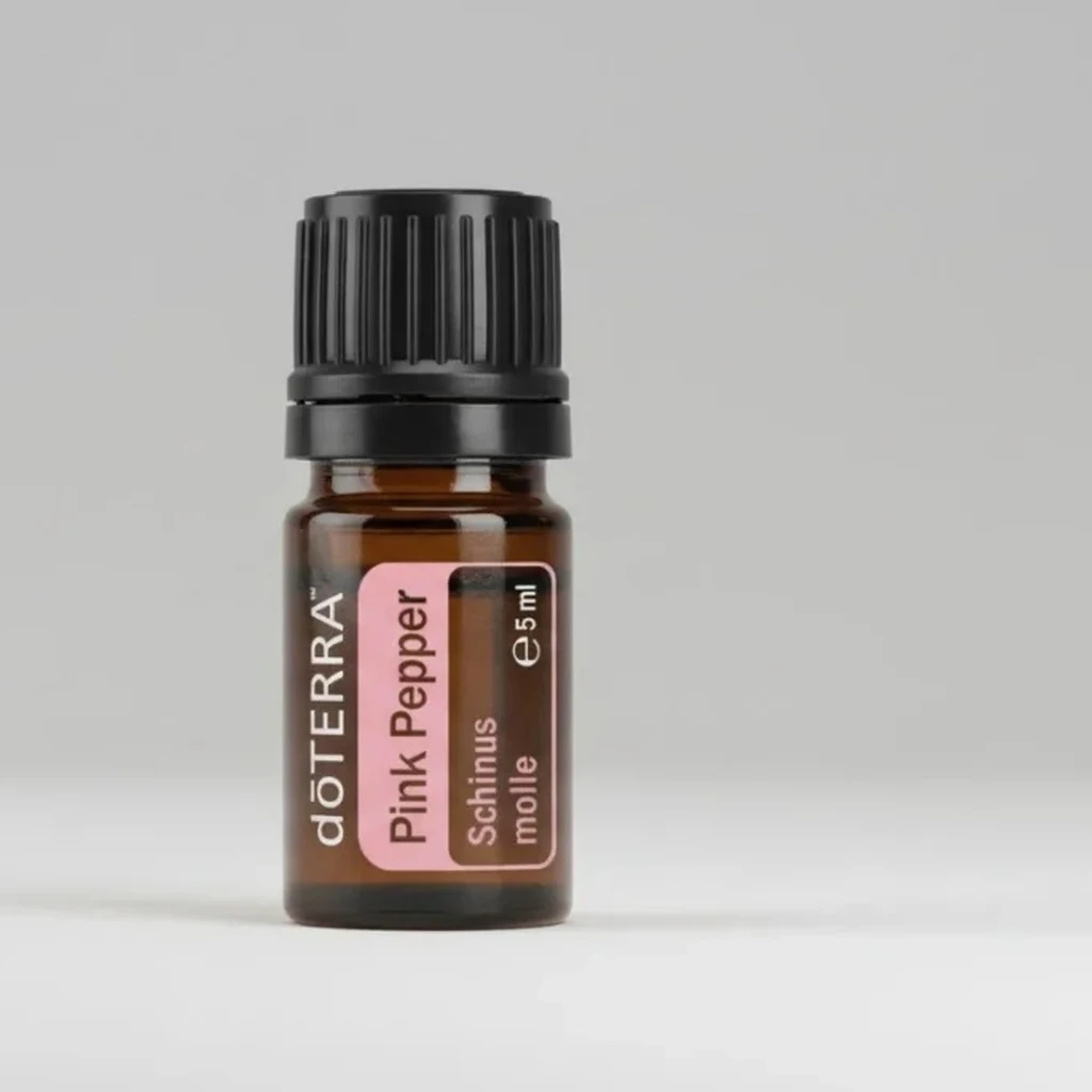 Pieprz Różowy doTERRA na szarym tle – ujęcie produktowe
