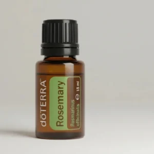 Rozmaryn doTERRA na szarym tle – ujęcie produktowe