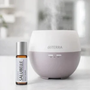 Salubelle doTERRA na białym blacie kuchennym