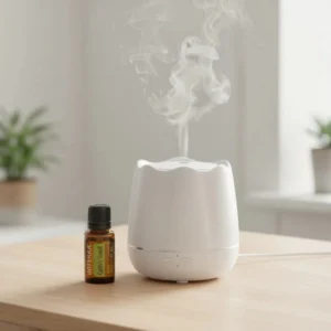Dłonie trzymające Seler (nasiona) doTERRA – aplikacja olejku