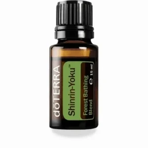 Shinrin-yoku doTERRA – mieszanka olejków eterycznych na białym tle