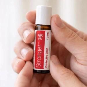 Stronger doTERRA obok dyfuzora aromaterapeutycznego doTERRA