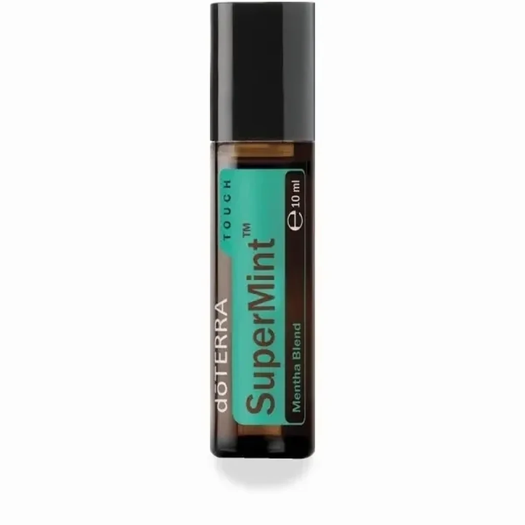 Supermint Touch doTERRA – roll-on 10ml na białym tle