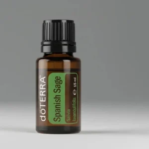 Szałwia Lawendolistna doTERRA na szarym tle – ujęcie produktowe