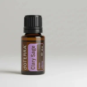 Szałwia Muszkatołowa doTERRA na szarym tle – ujęcie produktowe