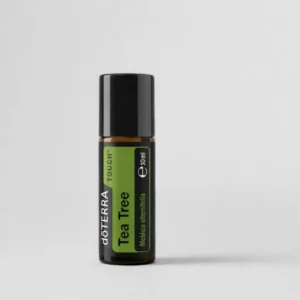 Tea Tree Touch doTERRA na szarym tle – ujęcie produktowe