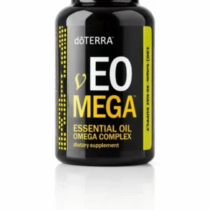 Veo Mega Doterra - Wegański Kompleks Olejków Eterycznych I Kwasów Omega, 120 Kapsułek doTERRA – olejek eteryczny 15ml na białym tle