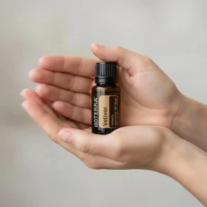 Wetiweria doTERRA obok dyfuzora aromaterapeutycznego doTERRA