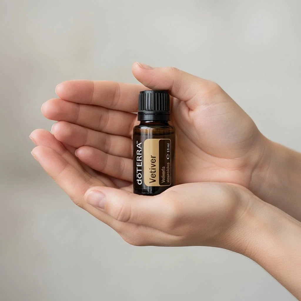 Wetiweria doTERRA obok dyfuzora aromaterapeutycznego doTERRA