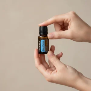 Ylang Ylang doTERRA obok dyfuzora aromaterapeutycznego doTERRA