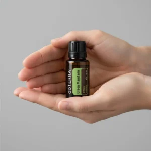 Zielona Mandarynka doTERRA obok dyfuzora aromaterapeutycznego doTERRA